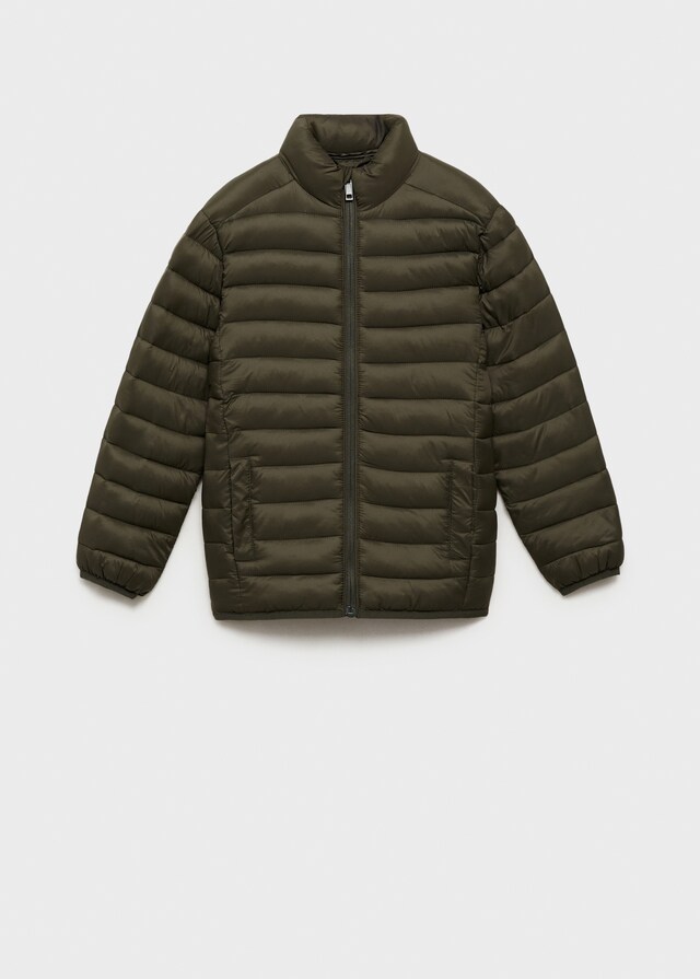 Mango Anorak Imbottito Impermeabile Rombi