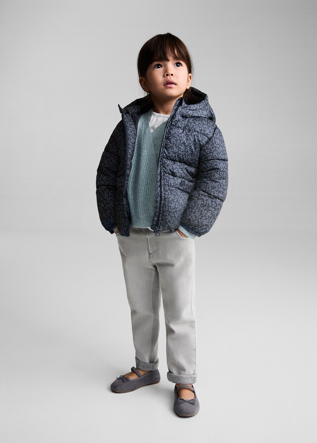 Mango Anorak Trapuntato Stampa Floreale