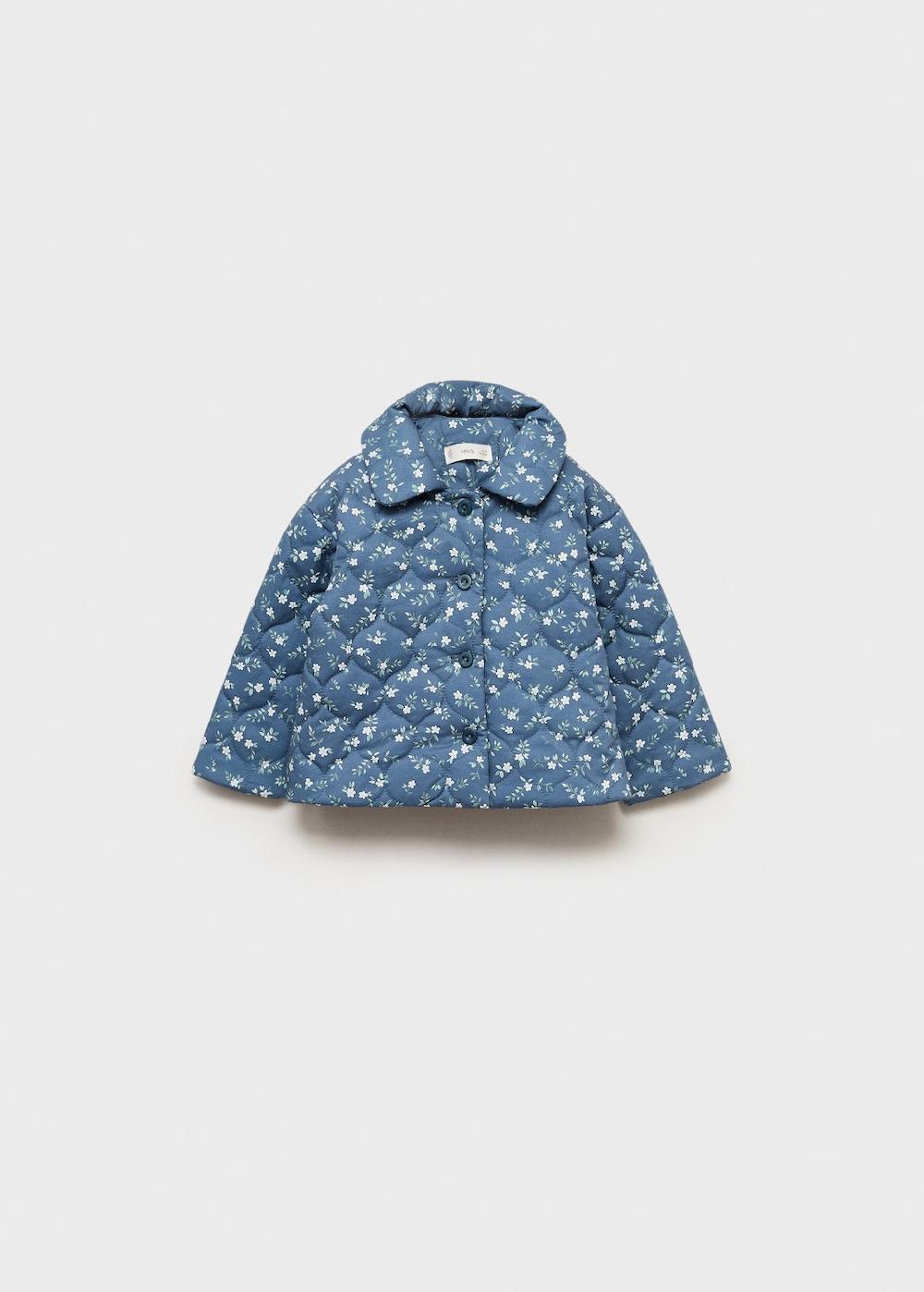 Mango Anorak trapuntato stampa floreale