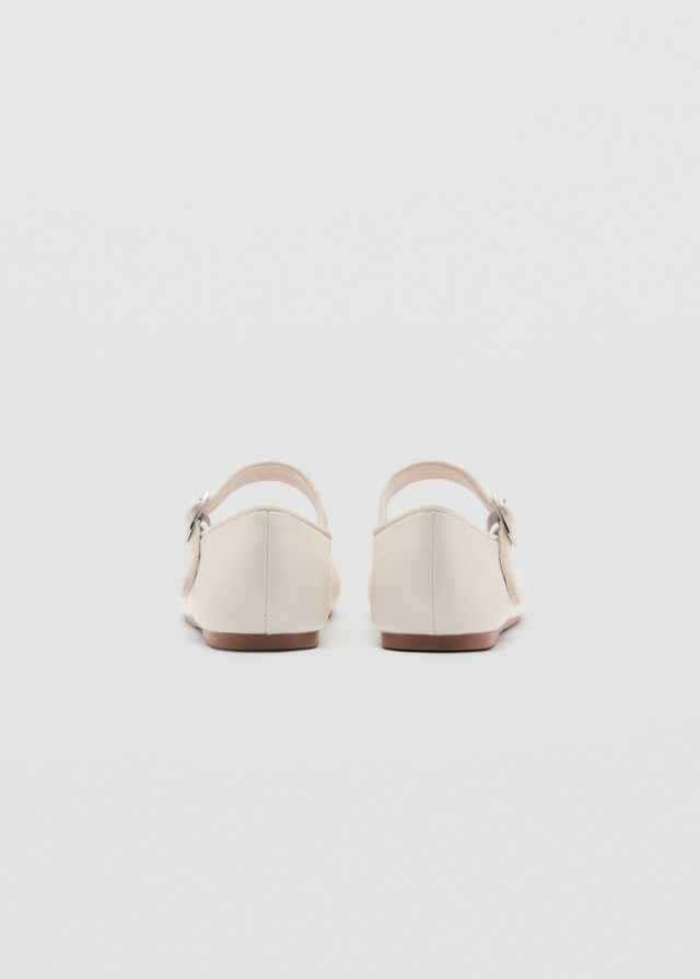 Mango Ballerine Punta Tonda Fibbia