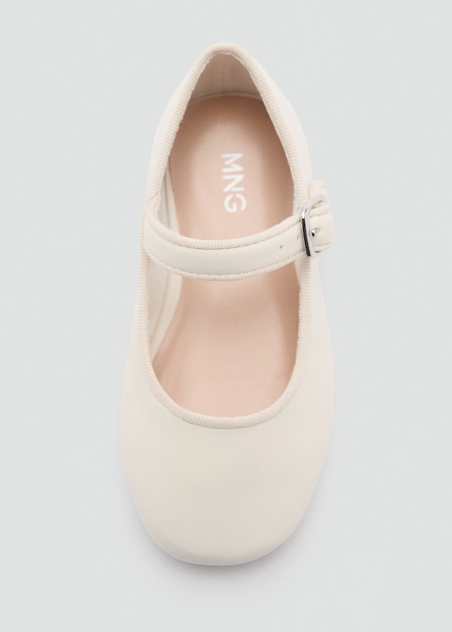 Mango Ballerine Punta Tonda Fibbia