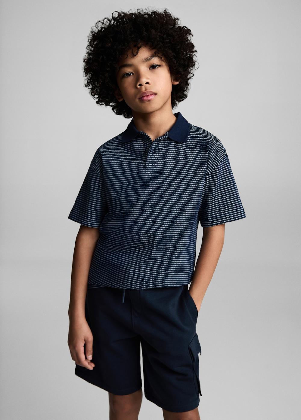 Mango Bermuda cargo laccio