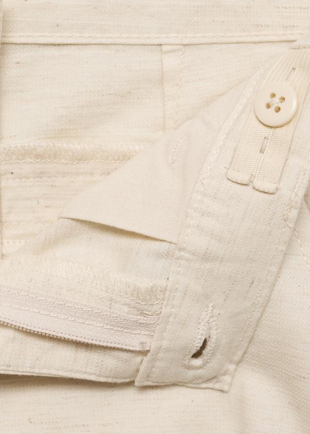 Mango Bermuda Chino Di Lino