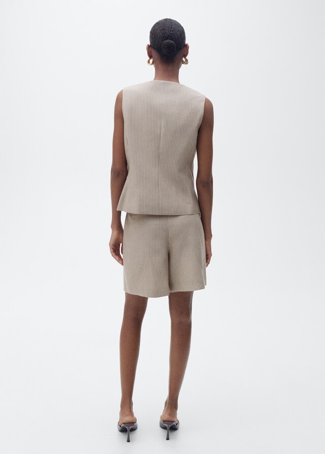 Mango Bermuda Completo Righe