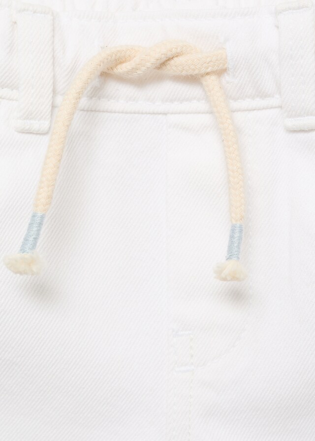 Mango Bermuda Di Jeans Con Cordoncino