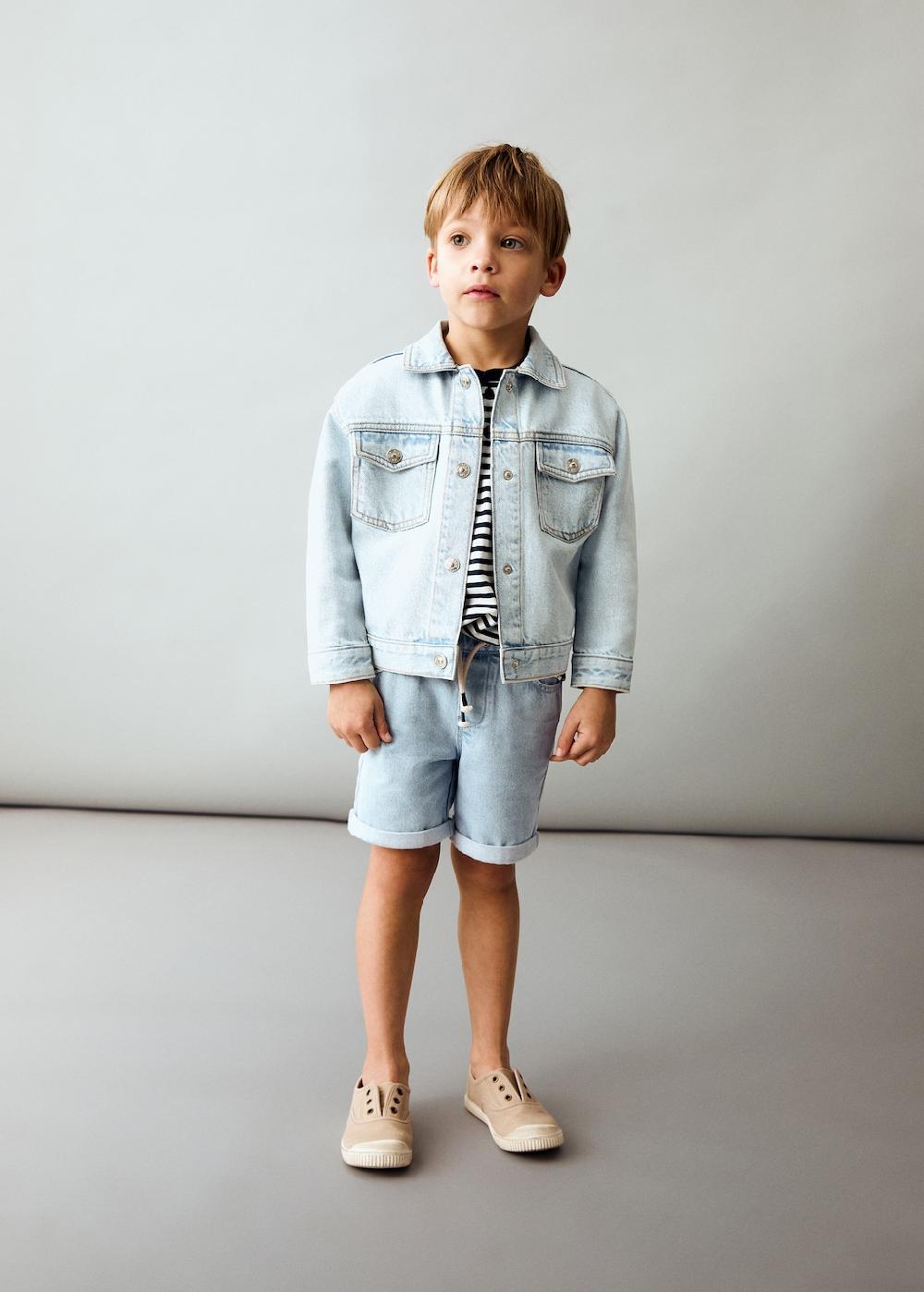 Mango Bermuda di jeans con cordoncino