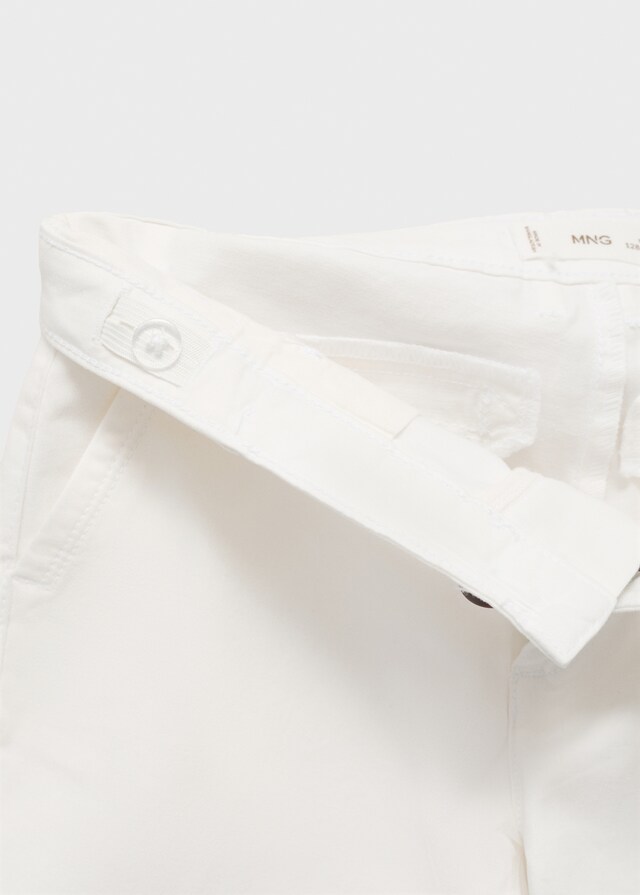 Mango Bermuda Slim-fit Chino Cotone