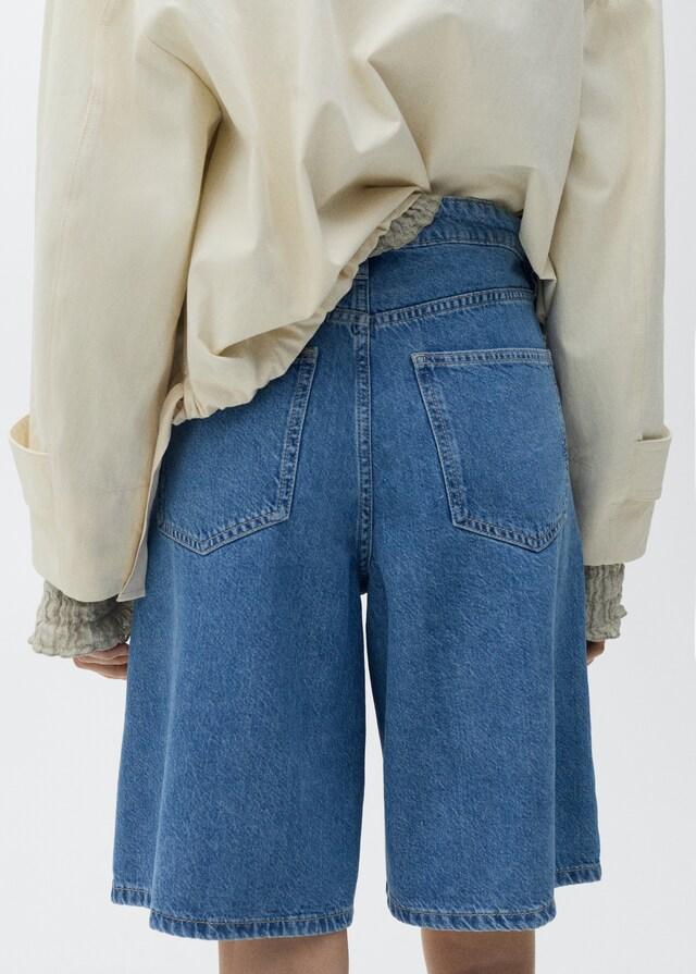 Mango Bermuda Wideleg Pinces