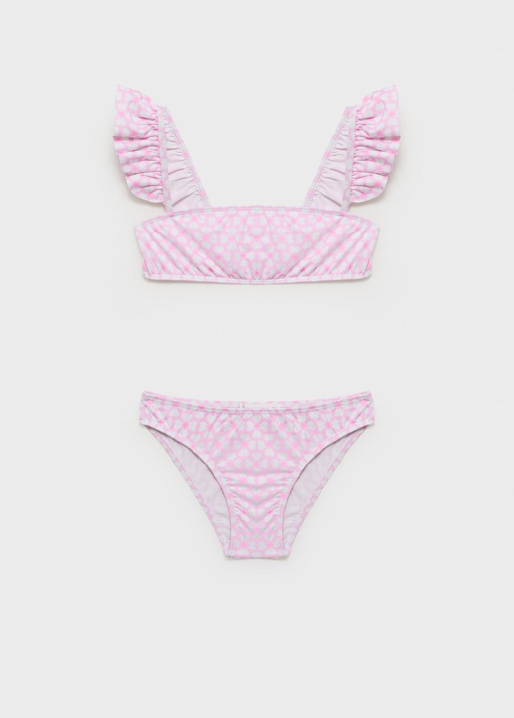 Mango Bikini fiori volant