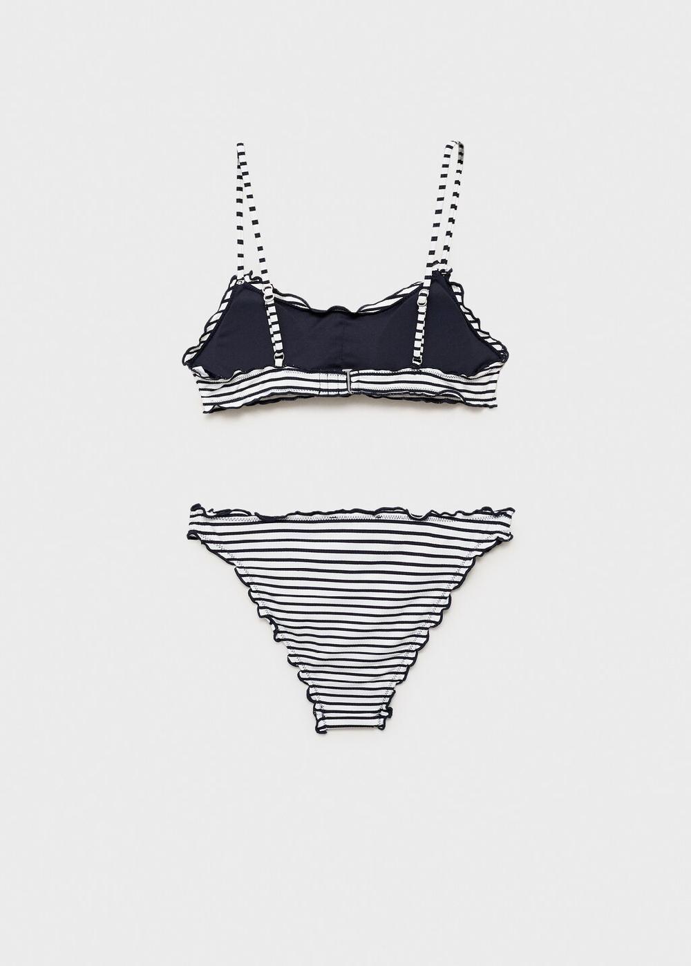 Mango Bikini righe bordo