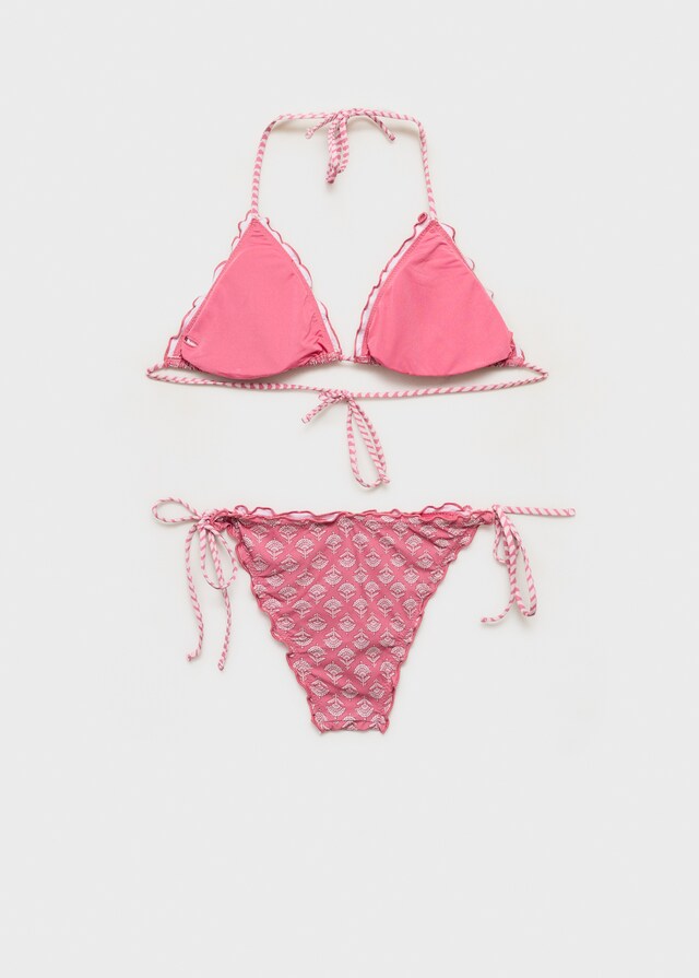 Mango Bikini Stampa Bordo