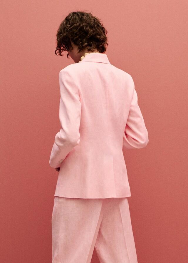 Mango Blazer Completo Lino