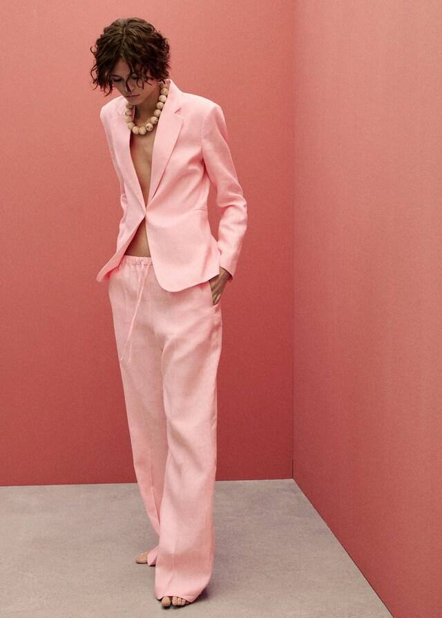 Mango Blazer Completo Lino