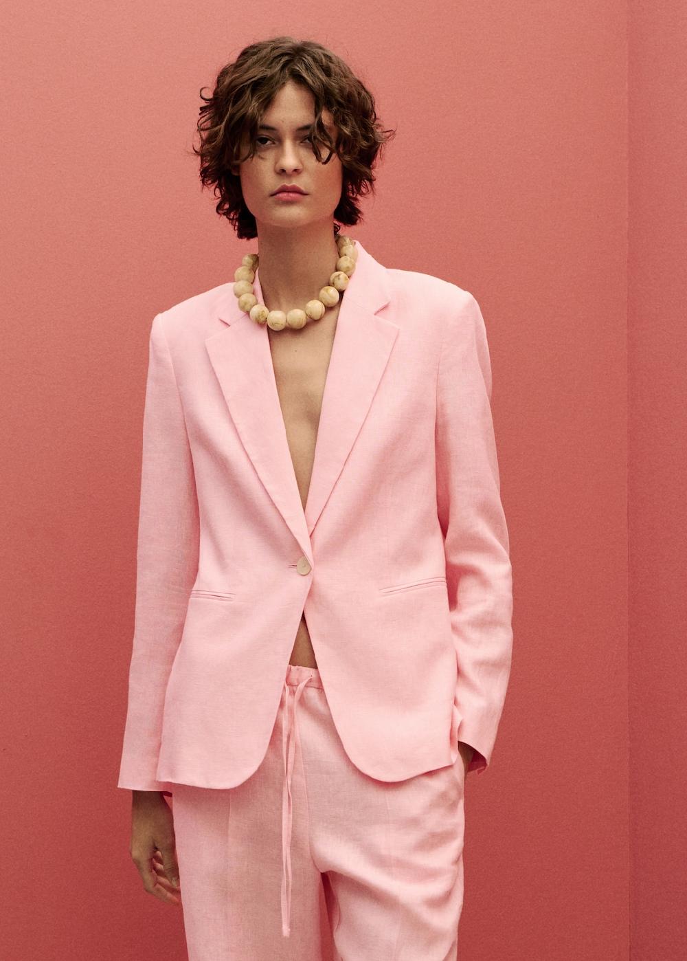 Mango Blazer completo lino