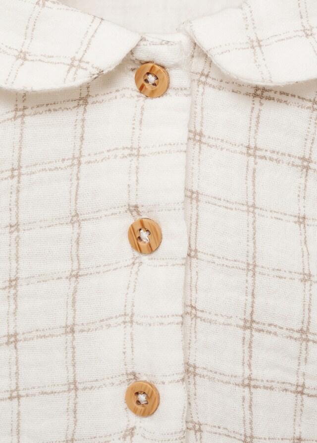 Mango Blusa Cotone Quadri