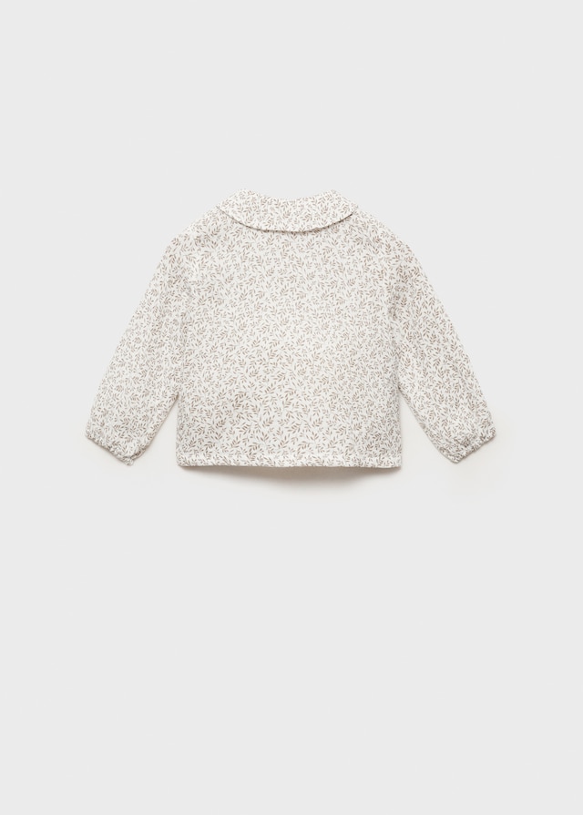Mango Blusa Cotone Stampata
