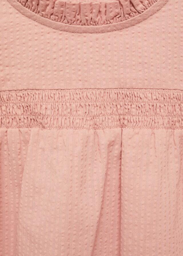 Mango Blusa Cotone Texture