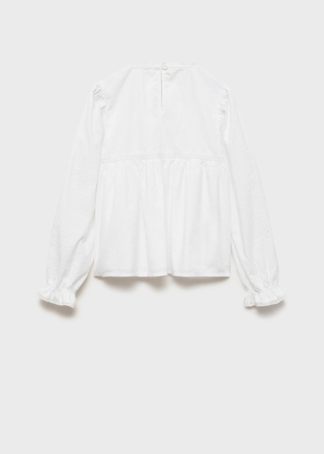 Mango Blusa Dettagli Ricamati