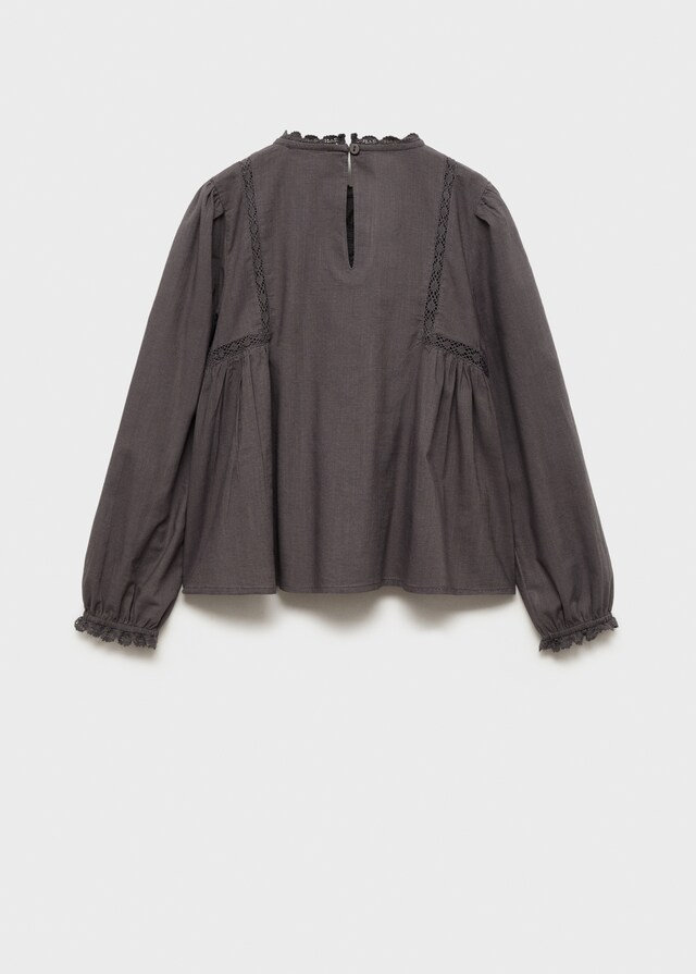 Mango Blusa Dettagli Ricamati