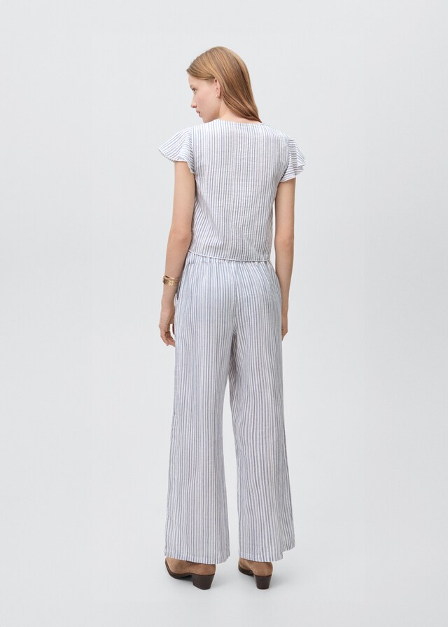 Mango Blusa Dettaglio Increspato