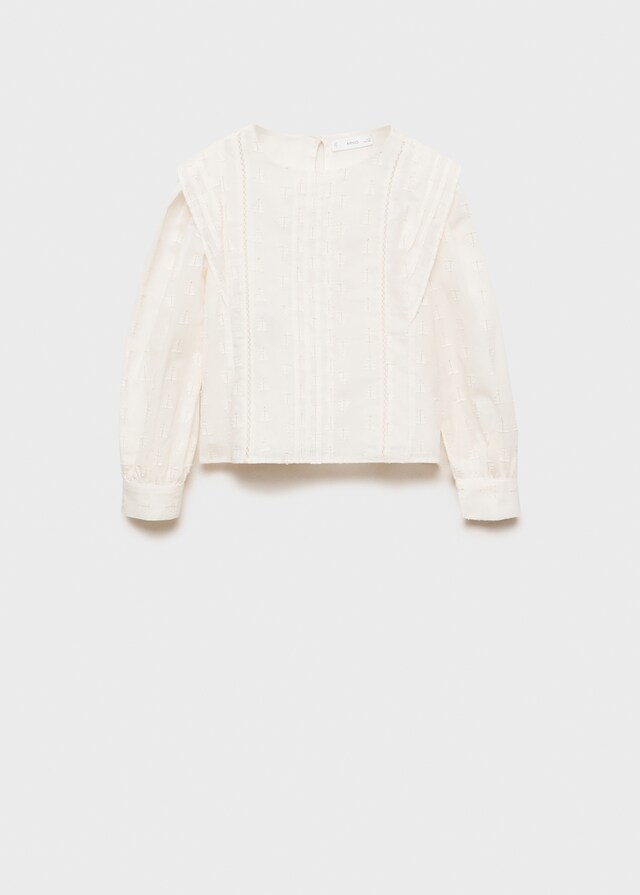 Mango Blusa Filo Metallizzato