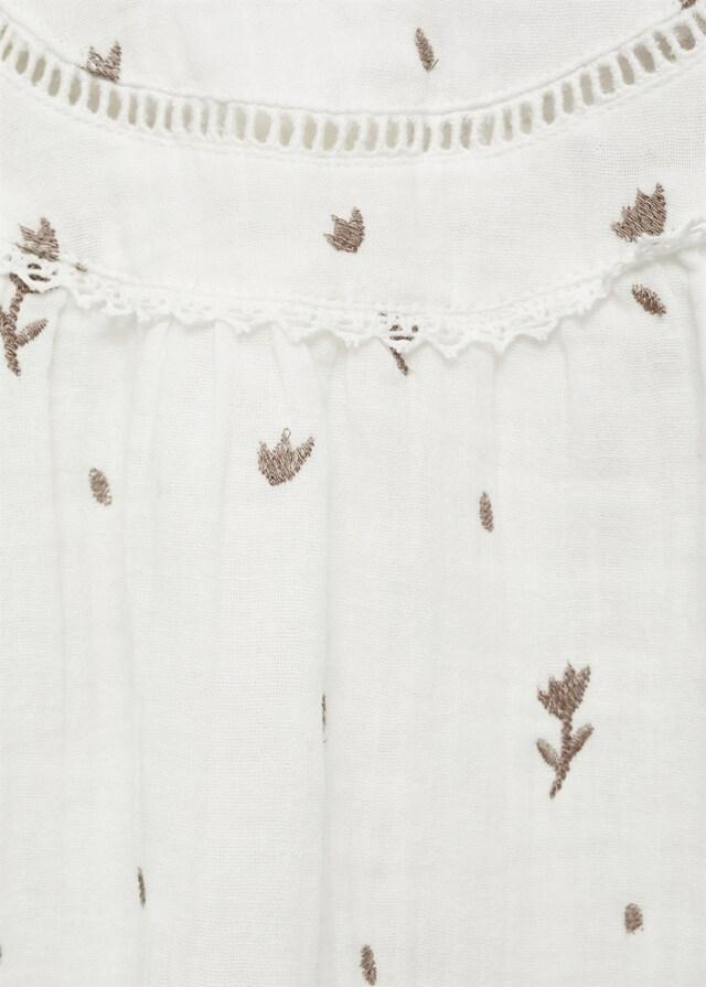 Mango Blusa Ricamo Floreale