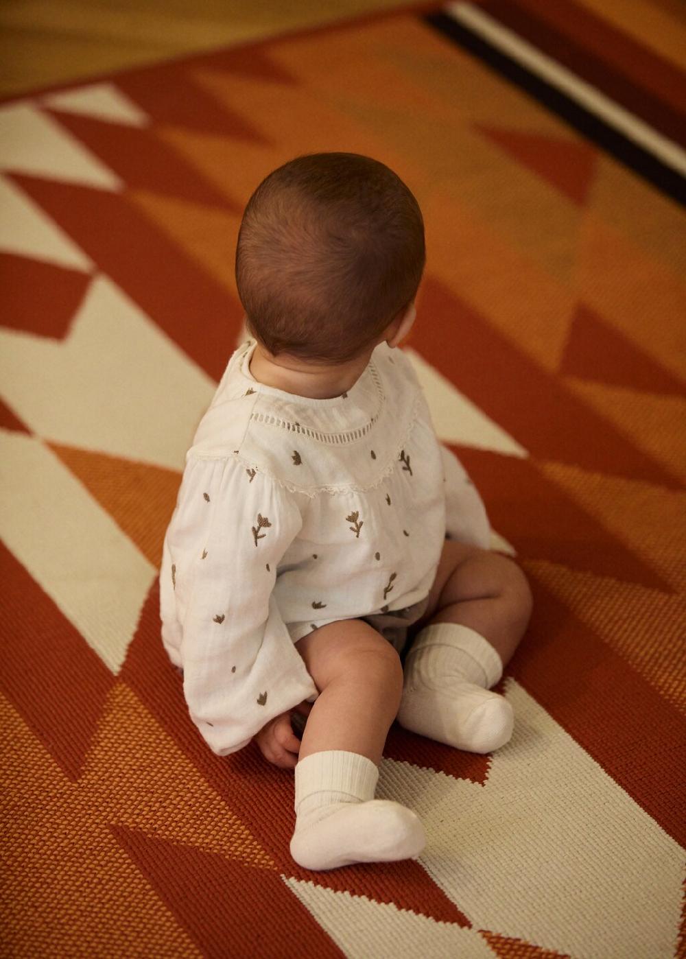 Mango Blusa ricamo floreale