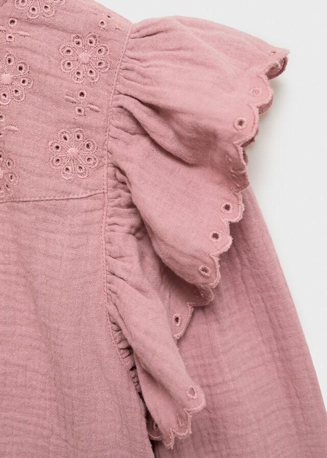 Mango Blusa Ricamo Inglese