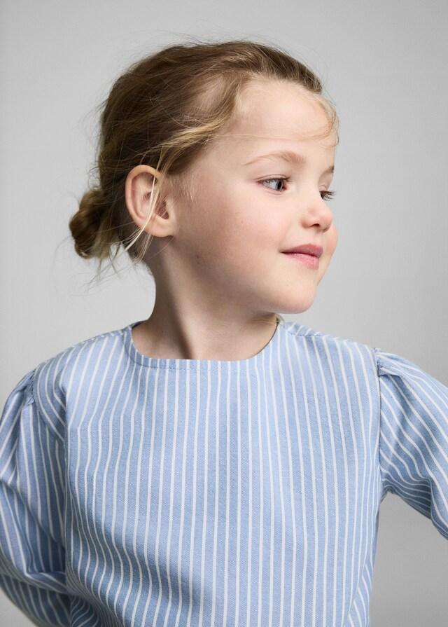 Mango Blusa Righe Cotone