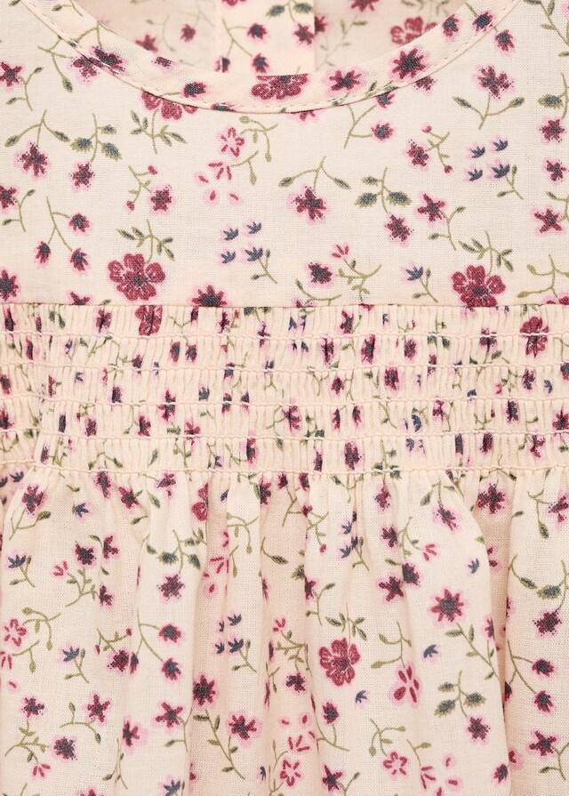 Mango Blusa Stampa Floreale Volant