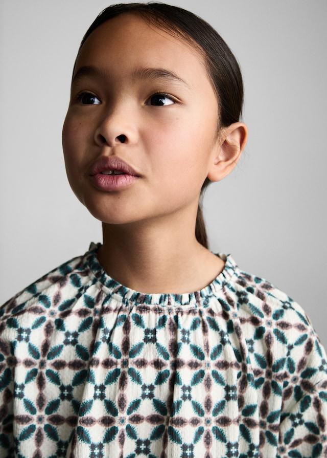 Mango Blusa Stampa Geometrica