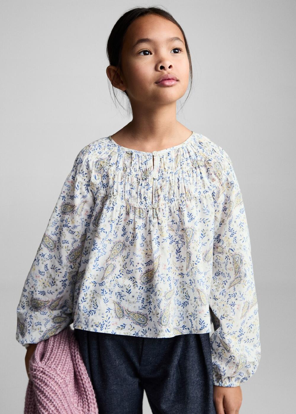 Mango Blusa stampa paisley