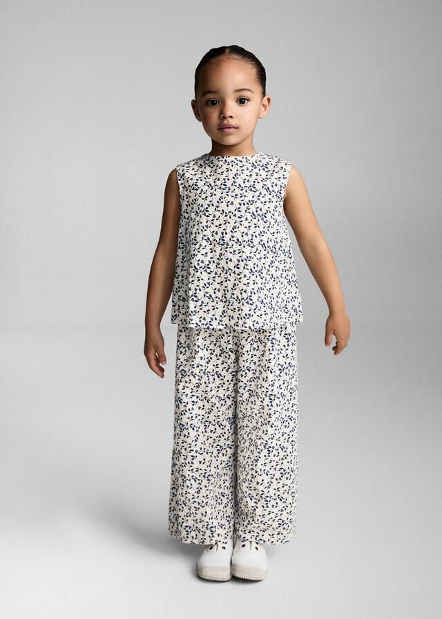 Mango Blusa Stampata Senza Maniche