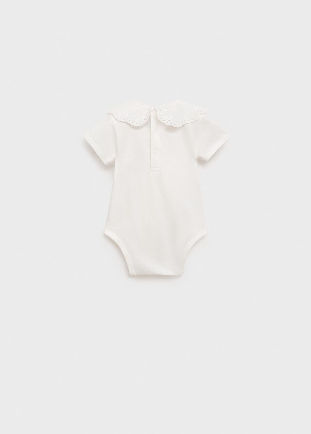 Mango Body Con Scollo A Babydoll Ricamato