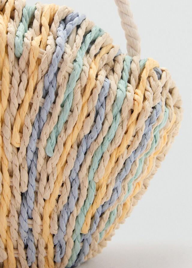 Mango Borsa A Cesto Conchiglia