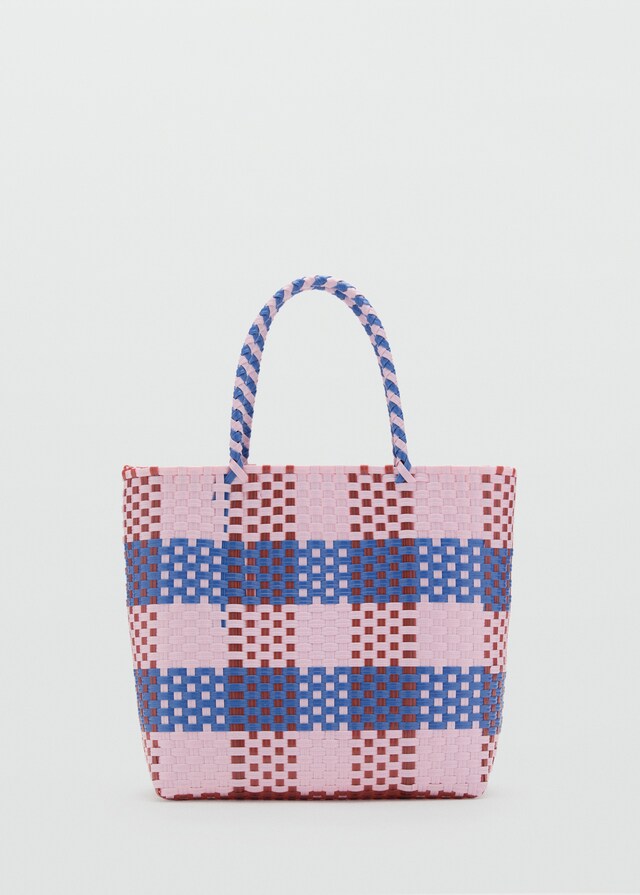 Mango Borsa A Cesto Intessuta