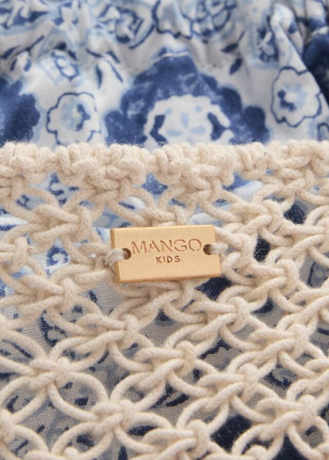 Mango Borsa A Sacco Macramé