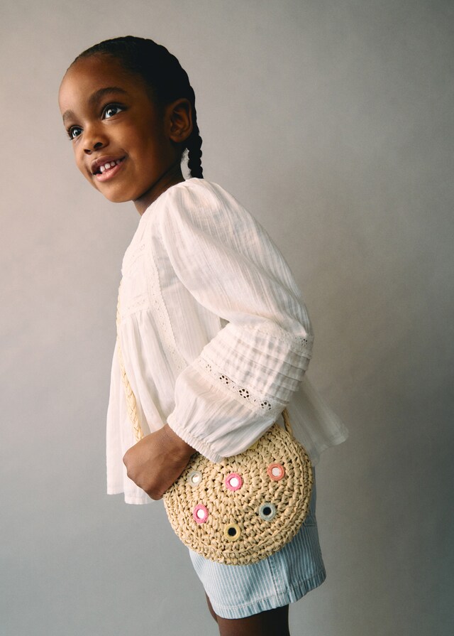 Mango Borsa Fibra Naturale