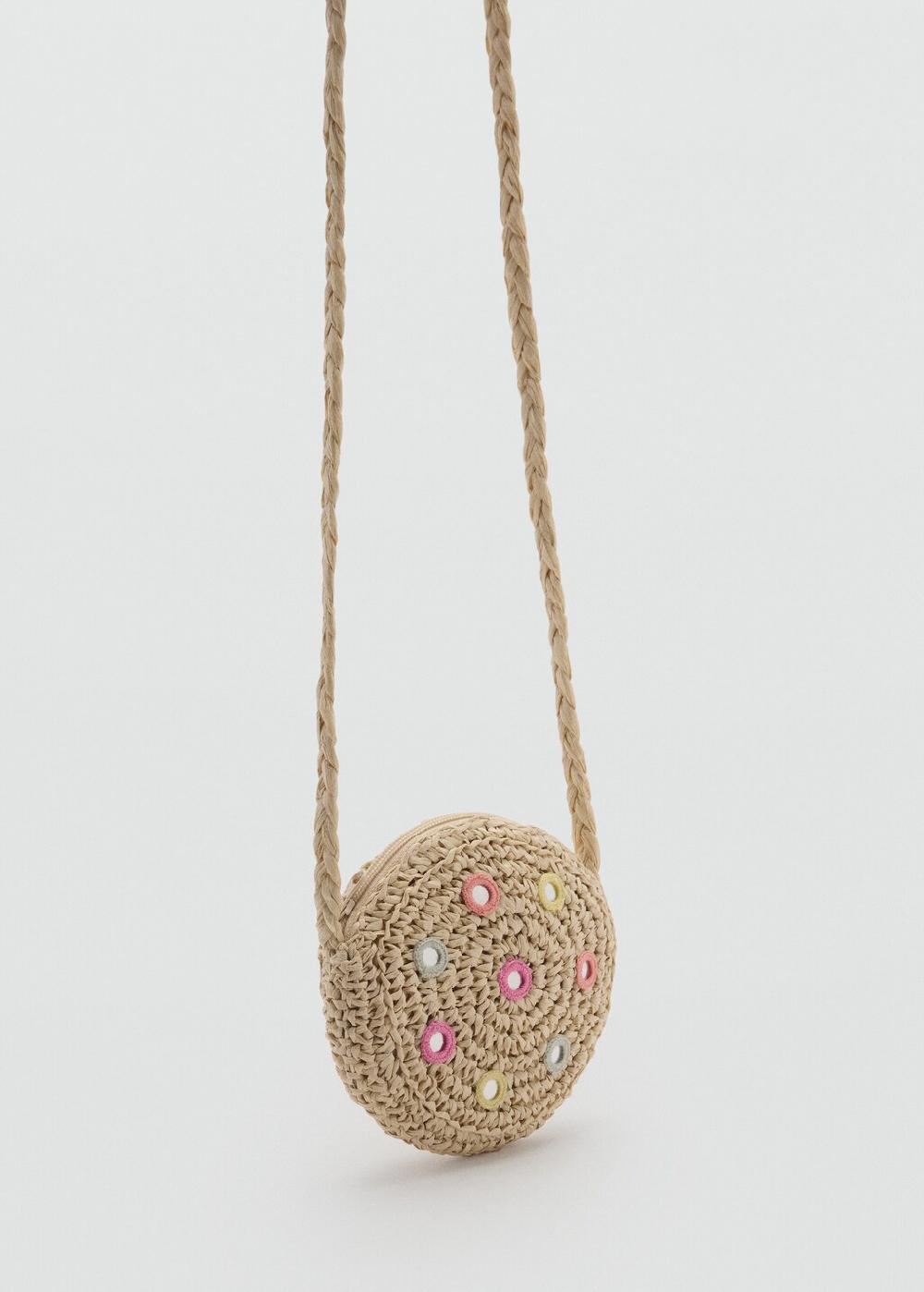 Mango Borsa fibra naturale