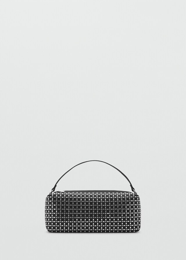 Mango Borsa Mini Applicazione Cristalli