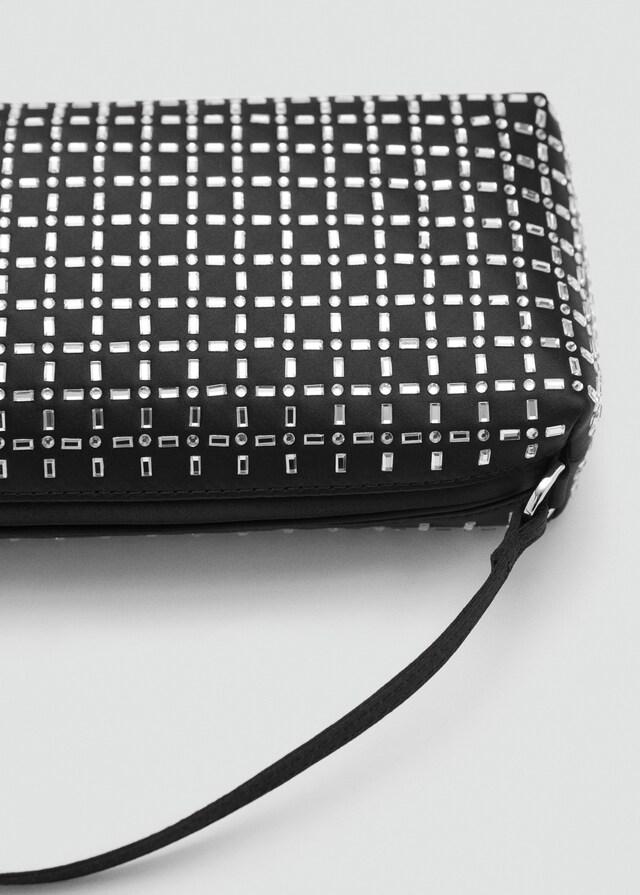 Mango Borsa Mini Applicazione Cristalli