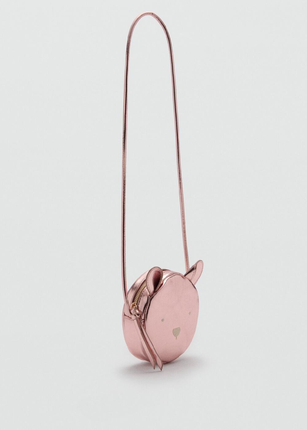 Mango Borsa orsetto metallizzata