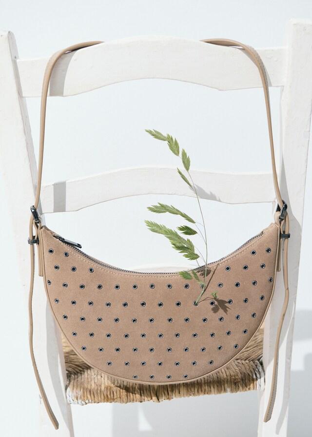 Mango Borsa Ovale Pelle