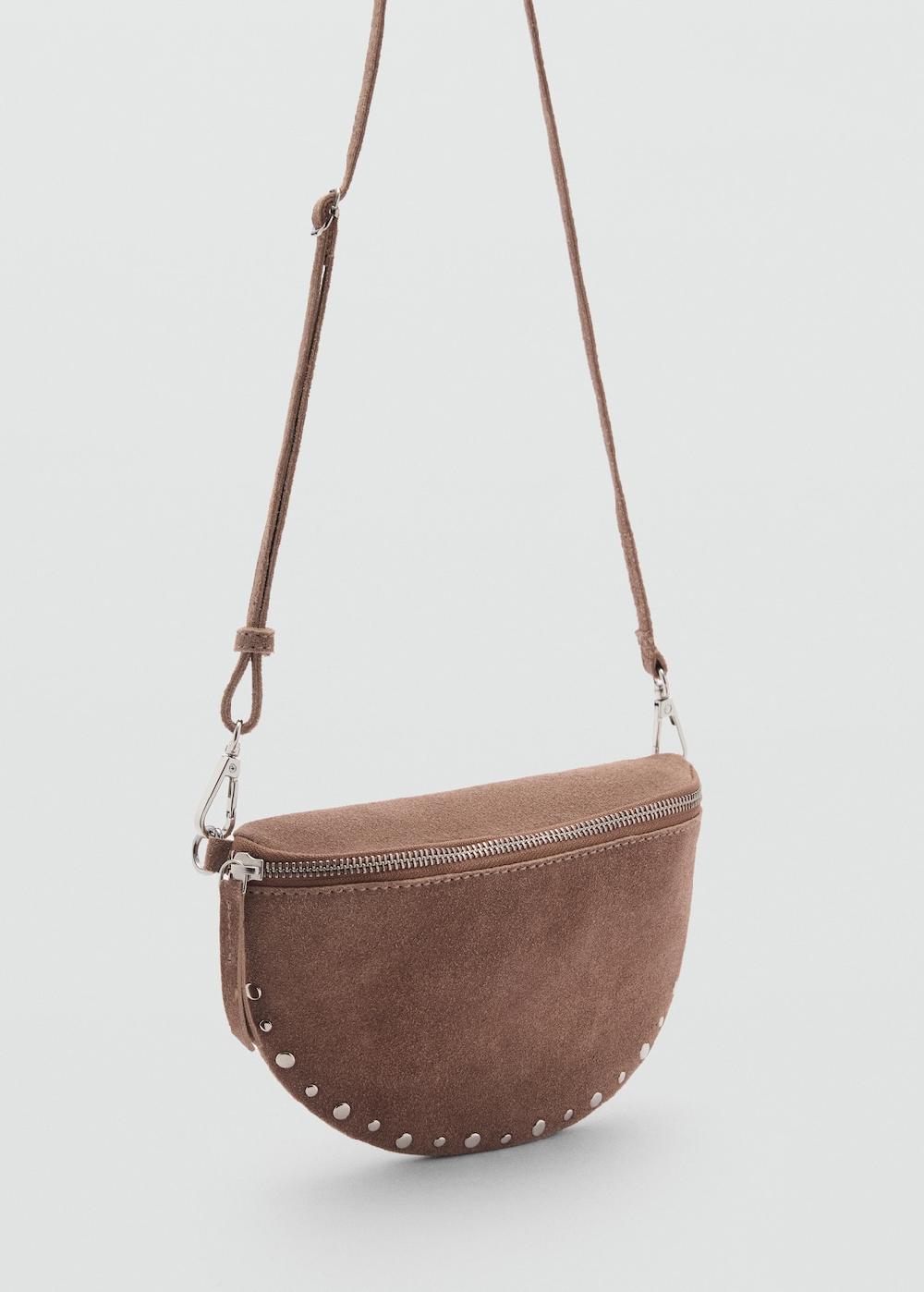 Mango Borsa pelle borchie