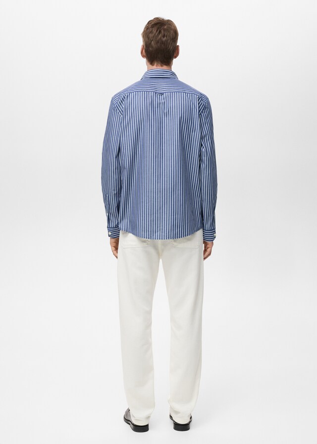 Mango Camicia 100% Cotone Regular-fit