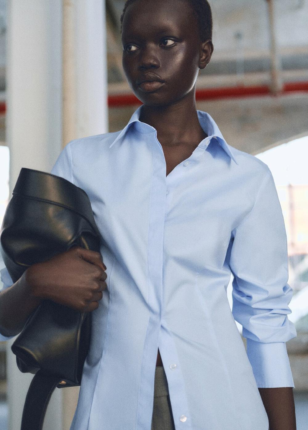 Mango Camicia avvitata cotone