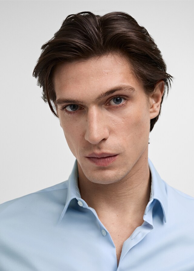 Mango Camicia Completo Slim Fit Cotone