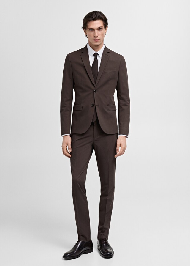 Mango Camicia Completo Slim Fit Cotone