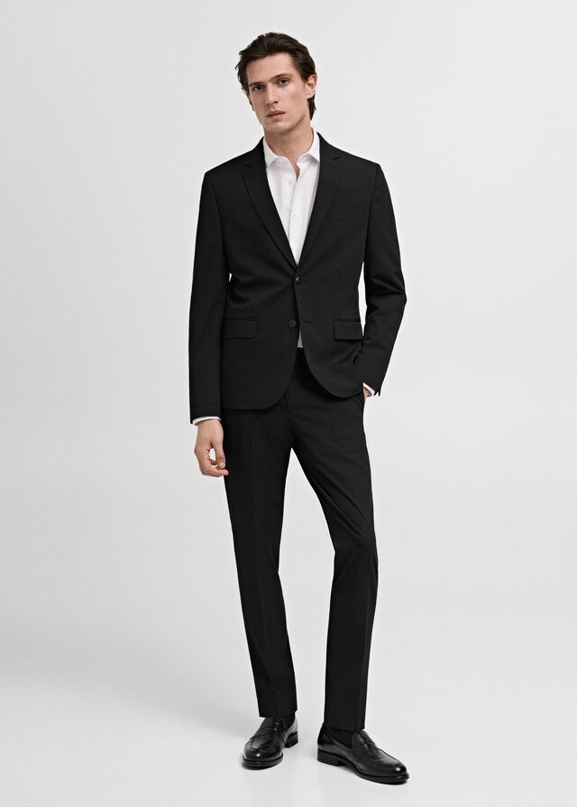 Mango Camicia Completo Slim-fit Cotone Popeline