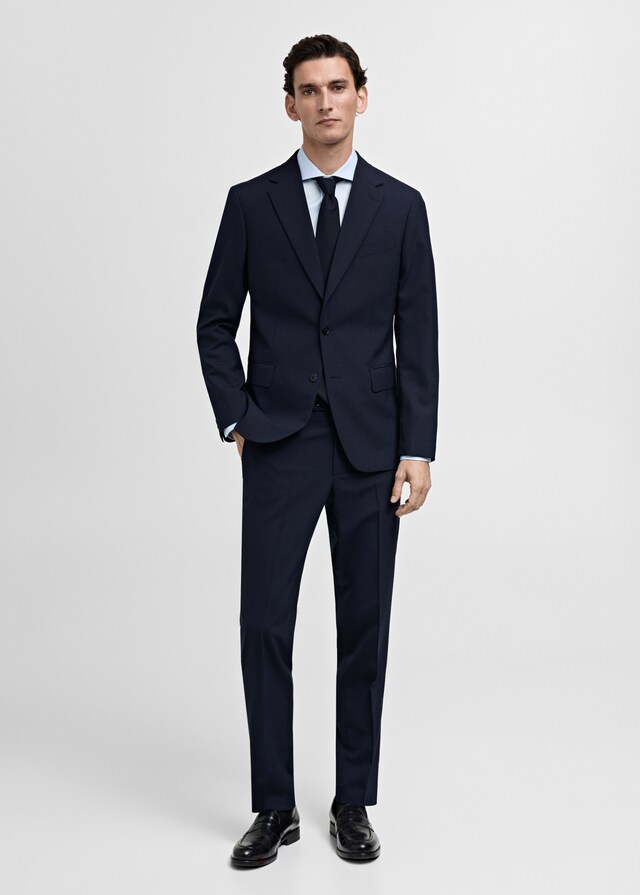 Mango Camicia Completo Slim-fit Cotone Popeline